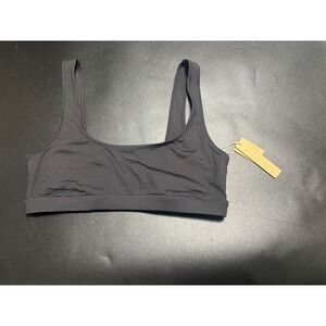 Skims‎ NEW Recycled Swim Bikini Top Black/Onyx Size Medium #SW-TNK-0743